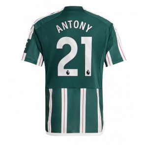 Manchester United Antony #21 Replica Away Stadium Shirt 2023-24 Short Sleeve